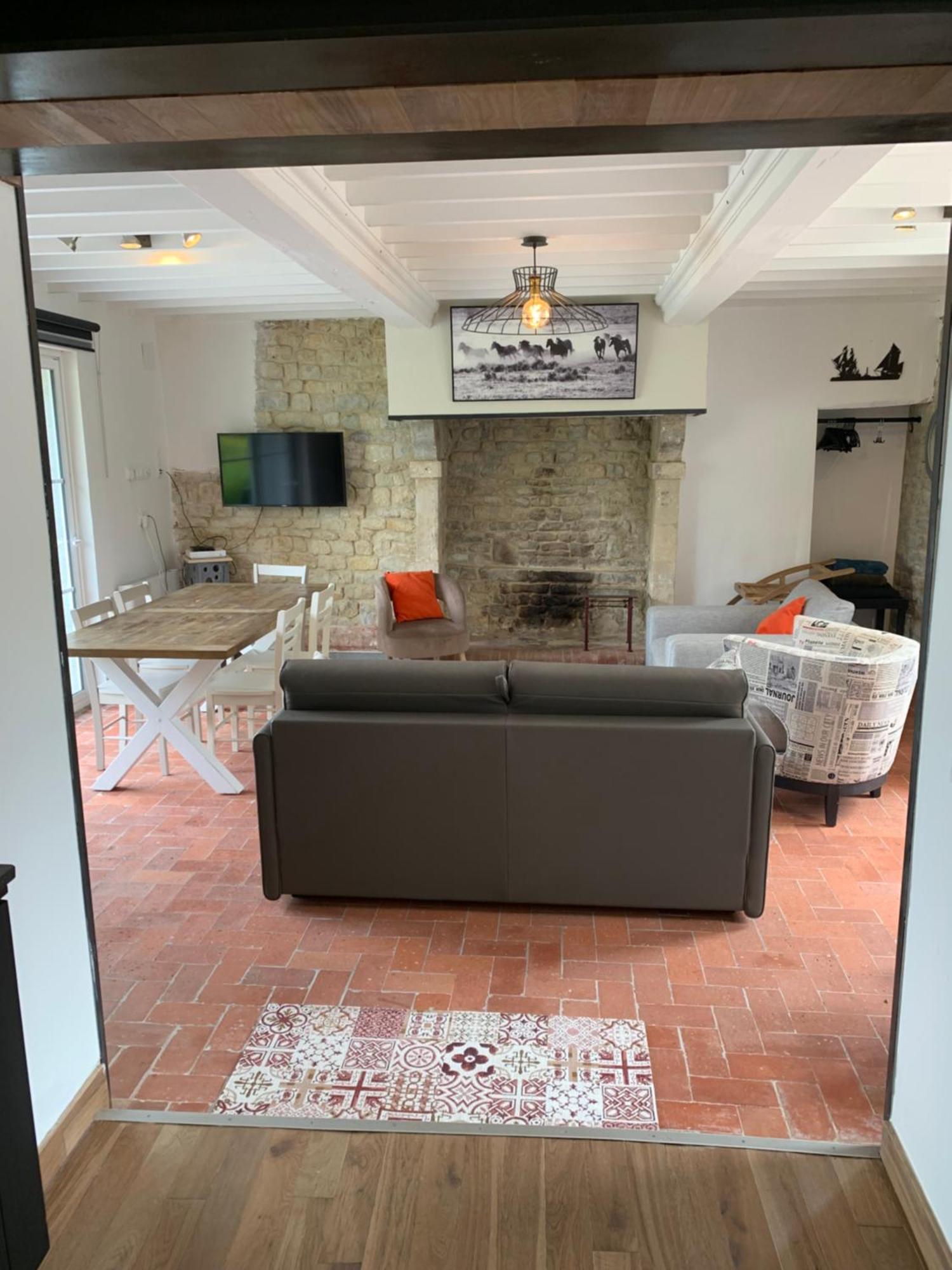 Comfortable House For 6 Guests In Saint-Come-Du-Mont Villa Exterior foto