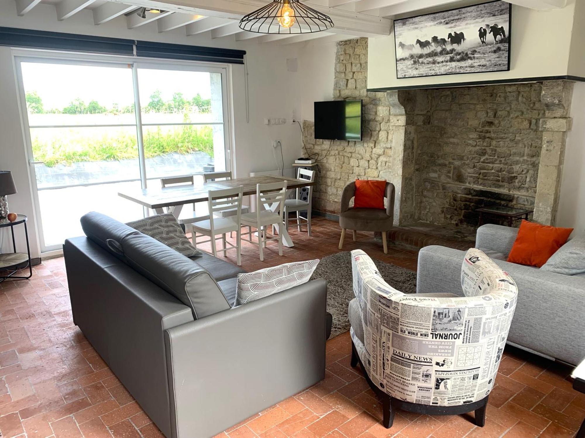 Comfortable House For 6 Guests In Saint-Come-Du-Mont Villa Exterior foto